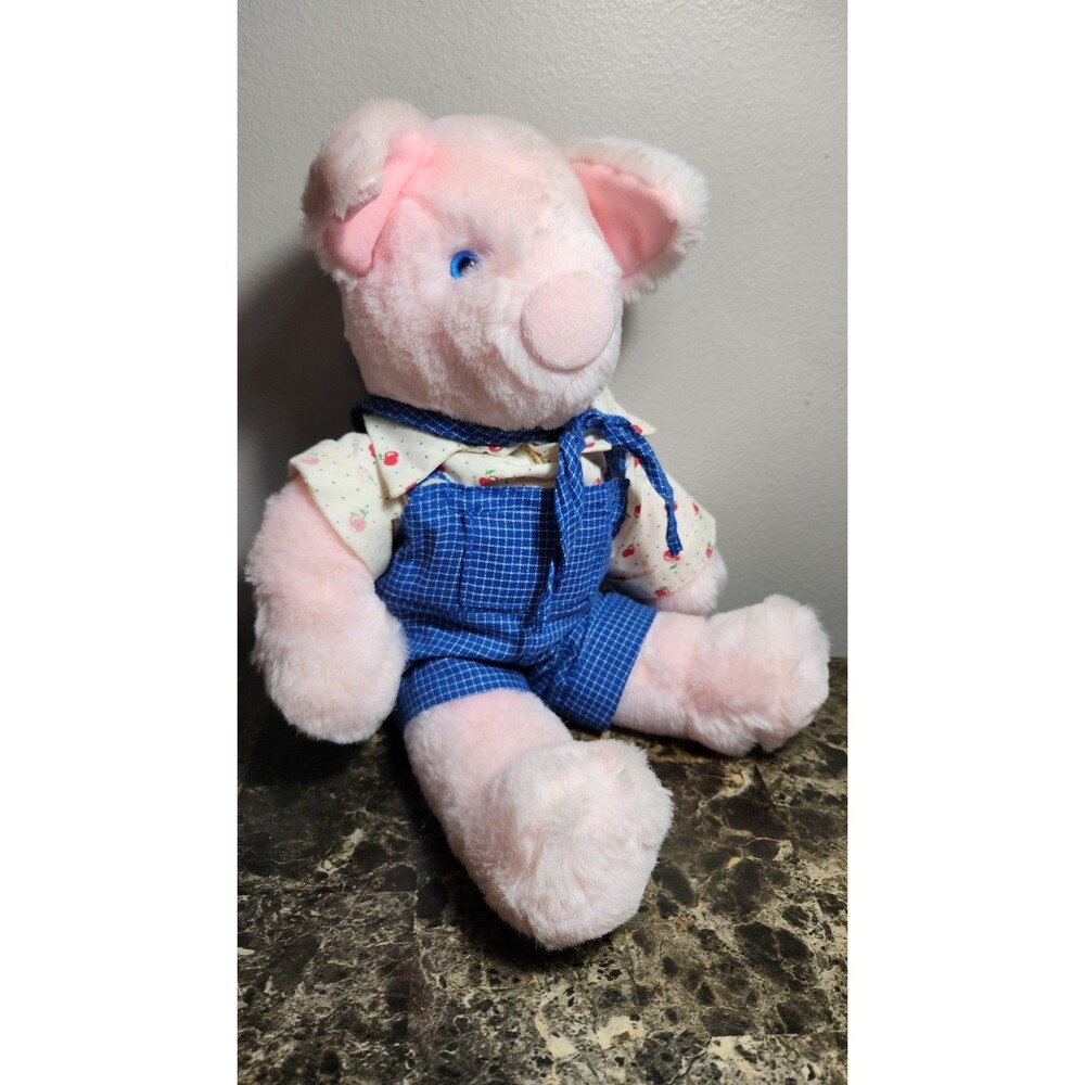 Oinky MCPORKER FARM FLOPPIES 14" Pig Plush NORTH AMERICAN BEAR CO 1984